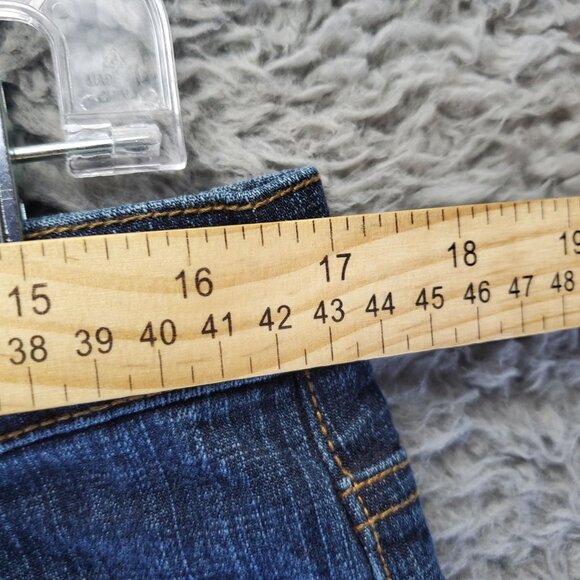 Venezia Jeans Womens 14 Tall Blue Straight Leg Stretch Denim - Picture 4 of 11